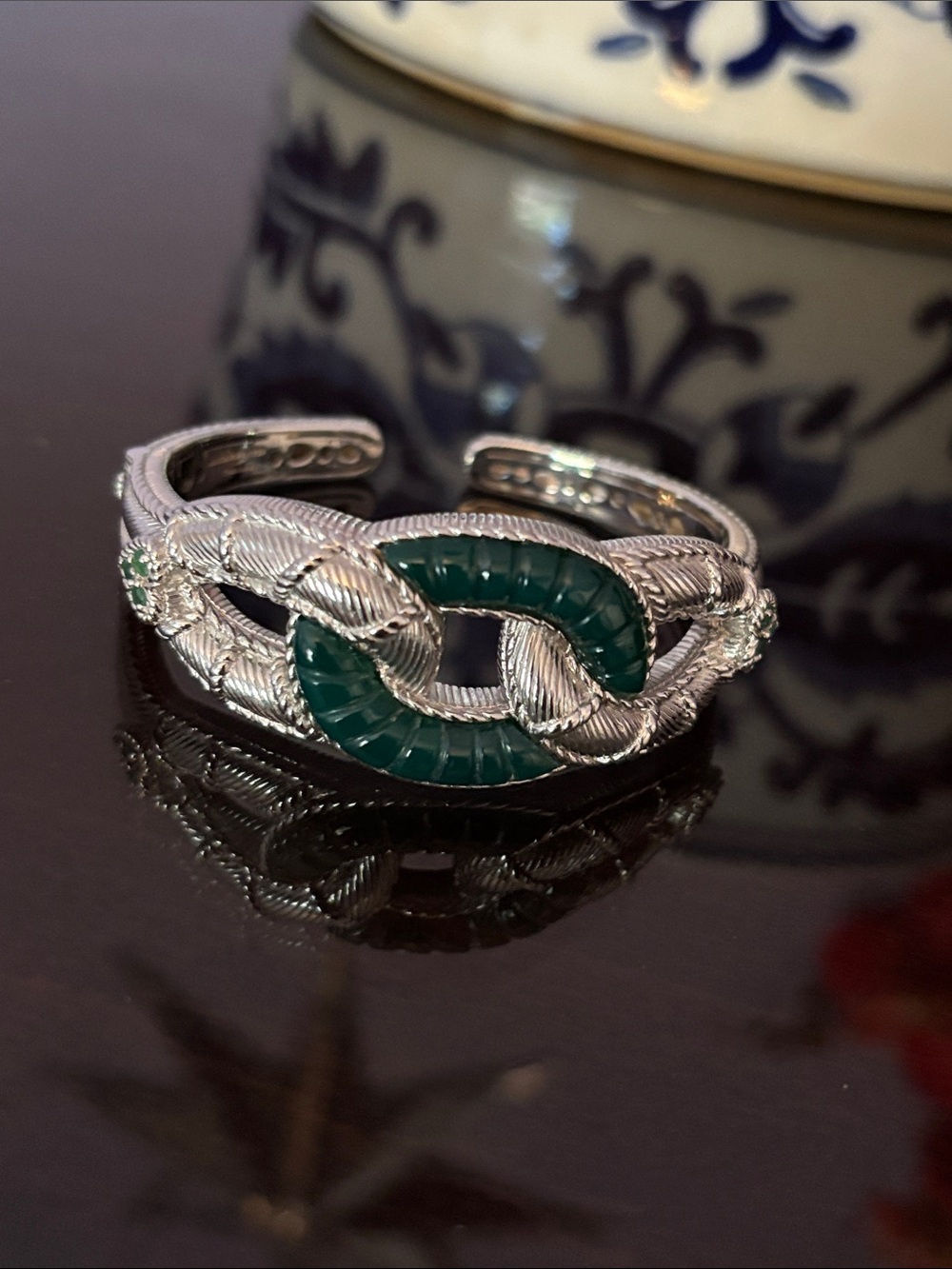 Sterling Judith Ripka Cuff Bracelet!
